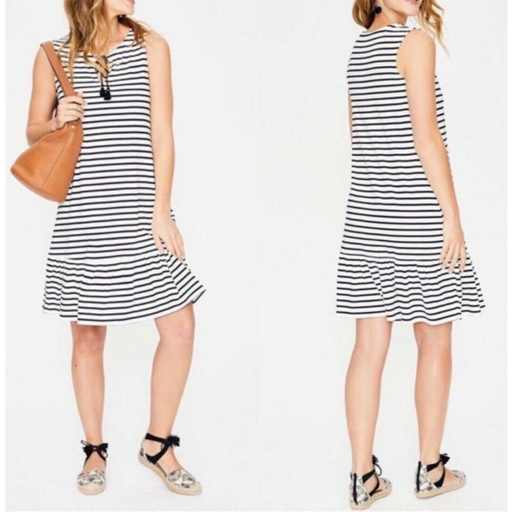 Boden Arabella Striped Dress 4R